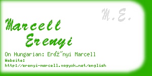 marcell erenyi business card